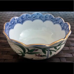 VINTAGE HAND PAINTED BOWL
